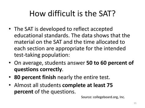 Is the sat hard - Is the SAT Hard? Yes, the SAT can be tough due to time limits and question styles. The SAT is a standard test for college readiness. It has sections for Reading, Writing, and Math (with and without a calculator). It measures critical thinking and problem-solving skills. Students wonder about its difficulty and how to prepare.